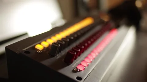 Recording Studio - in the Control Room Stock Footage 65311745