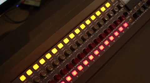 Recording Studio - in the Control Room Stock Footage 65312037
