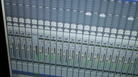 Recording Studio - in the Control Room Stock Footage 65312114