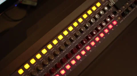 Recording Studio - in the Control Room Stock Footage 65312172