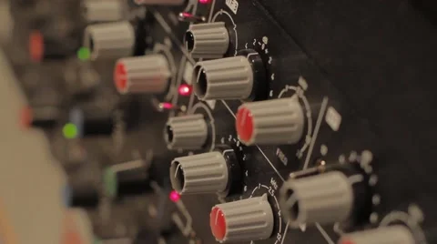 Recording Studio - in the Control Room Stock Footage 65312179