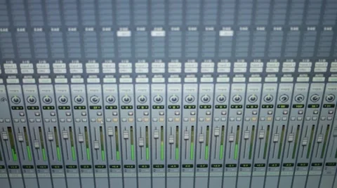 Recording Studio - in the Control Room Stock Footage 65312343