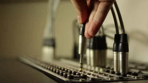 Recording Studio - in the Control Room Stock Footage 65315302