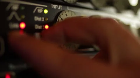 Recording Studio - in the Control Room Stock Footage 65315596