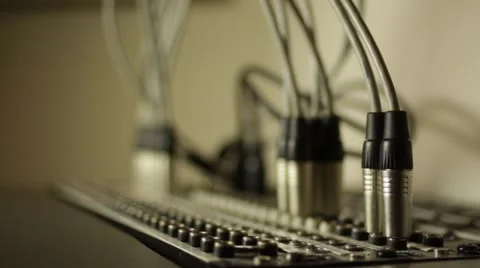 Recording Studio - in the Control Room Stock Footage 65315633