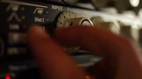 Recording Studio - in the Control Room Stock Footage 65315872