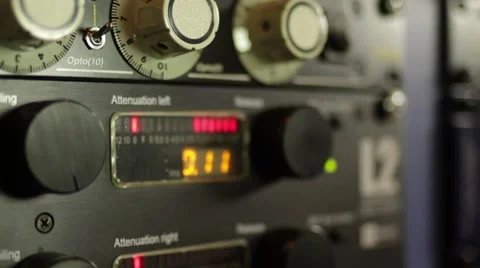 Recording Studio - in the Control Room Stock Footage 65316407