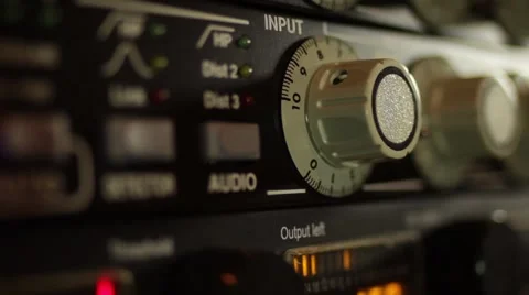 Recording Studio - in the Control Room Stock Footage 65316409