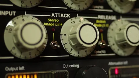 Recording Studio - in the Control Room Stock Footage 65316502