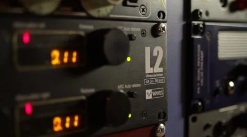 Recording Studio - in the Control Room Stock Footage 65316928