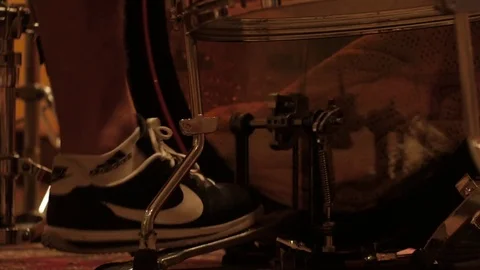 Recording studio  drumming Video stock 73910863