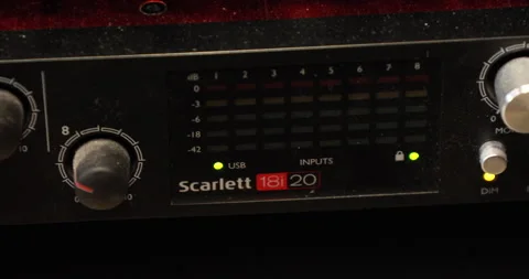 Recording studio equipment Stock Footage 243776627