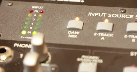 Recording studio equipment Stock Footage 243811083