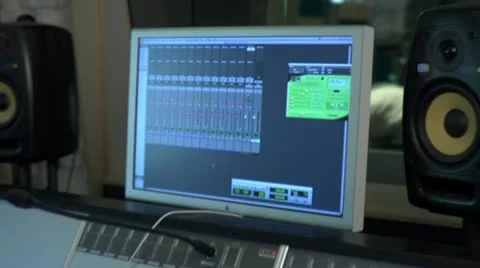 Recording studio Stock Footage 10919576