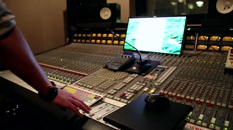 Recording Studio Stock Footage 41227385