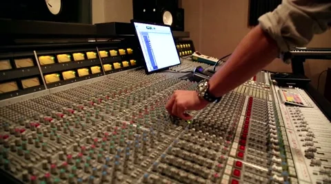 Recording Studio Stock Footage 41227419