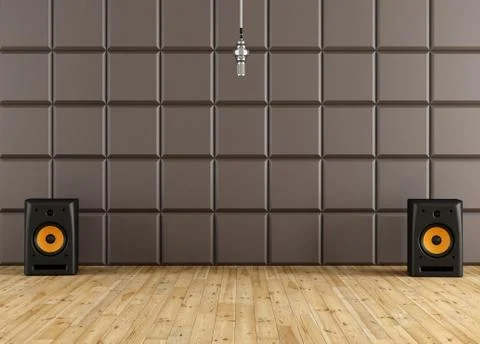 Recording studio Stock Illustration