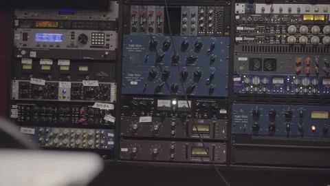 Recording Studio Interface Video stock 141163717