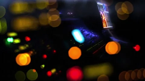 Recording studio lighting Stock Footage 61394802