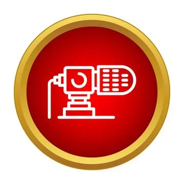Recording studio microphone icon broadcasting music sound Illustrazione stock