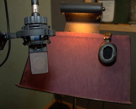 Recording Studio Microphone Foto stock