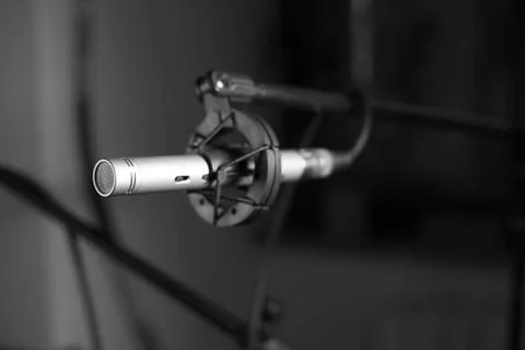 Recording studio microphone Stock-Fotos