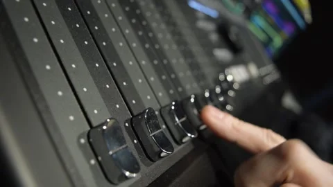 Recording Studio Mixing Desk 1 스톡 동영상 148170356