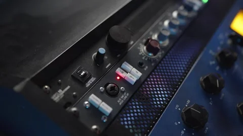 Recording Studio, Session, Audio Equipment Video stock 299847281