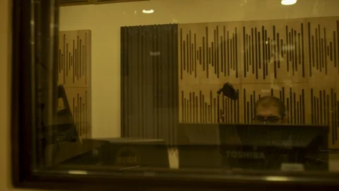 Recording studio session Stock Footage 109461049