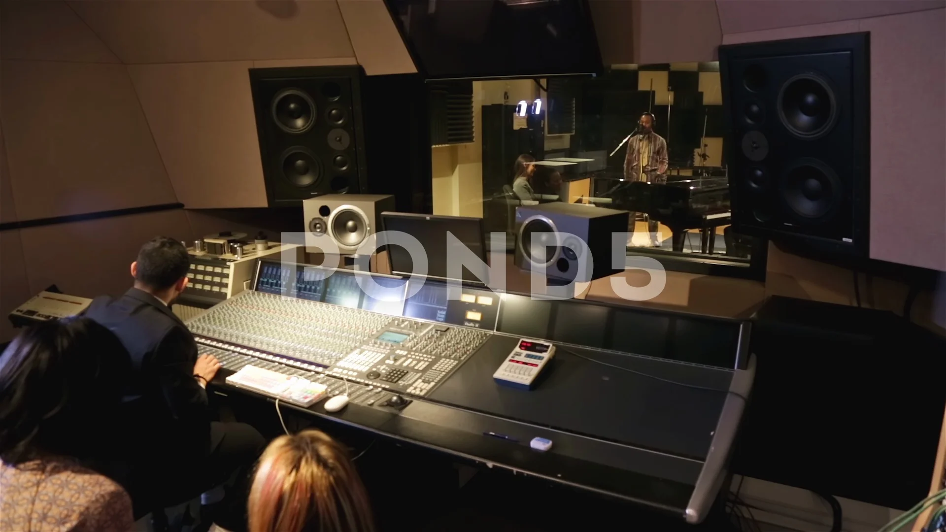 Recording Studio Session for Motown Band... | Stock Video | Pond5