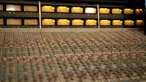 Recording Studio, slider Stock Footage 41227374