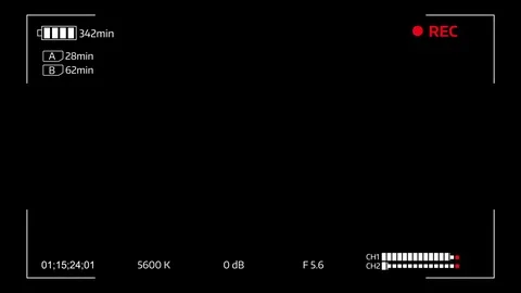 Recording video camera Stock Footage 79834850