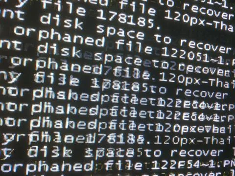 Recover data in operating system Stock Photos