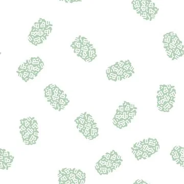 Recovered paper glyph seamless pattern Stock Illustration
