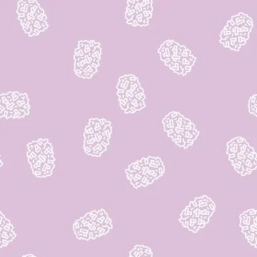 Recovered paper line seamless pattern Stock Illustration