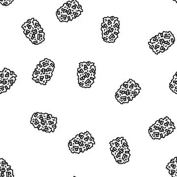 Recovered paper vector seamless pattern Stock Illustration