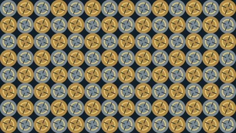 Recovery Cylinder Valve Array Full Frame Transition Stock Footage 345407751