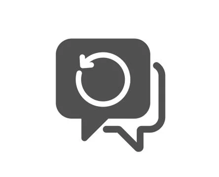 Recovery info icon. Backup data sign. Restore information. Vector Illustrazione stock