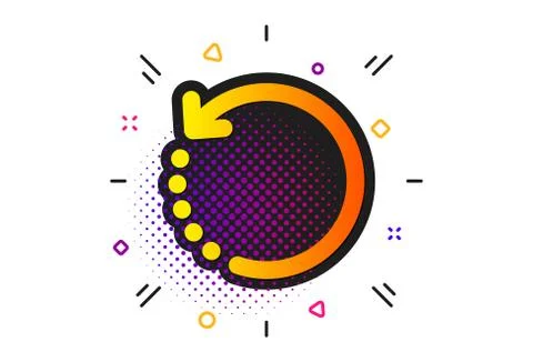 Recovery info icon. Backup data sign. Restore information. Vector Illustrazione stock