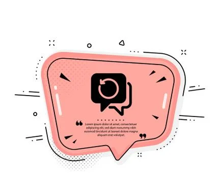 Recovery info icon. Backup data sign. Restore information. Vector Illustrazione stock