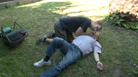 Recovery position Stock Footage 54686151