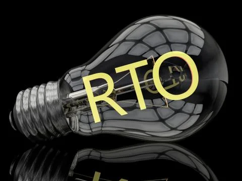 Recovery Time Objective Stock Illustration