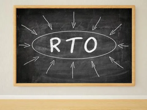 Recovery Time Objective Stock Illustration