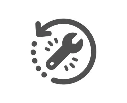 Recovery tool icon. Backup data sign. Restore information. Vector Stock Illustration