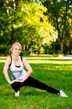 Recreational exercise Stock Photos