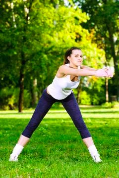Recreational exercise Stock Photos