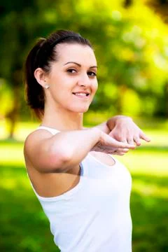 Recreational exercise Stock Photos