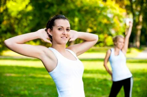 Recreational exercise Stock Photos