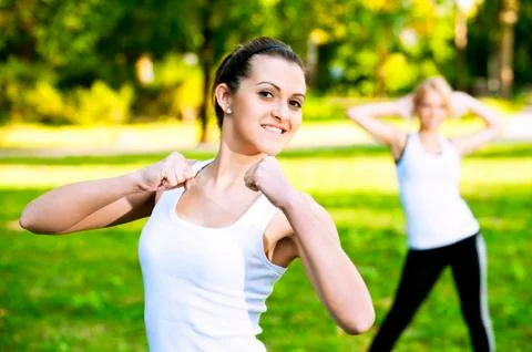 Recreational exercise Stock Photos