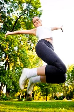Recreational exercise Stock Photos